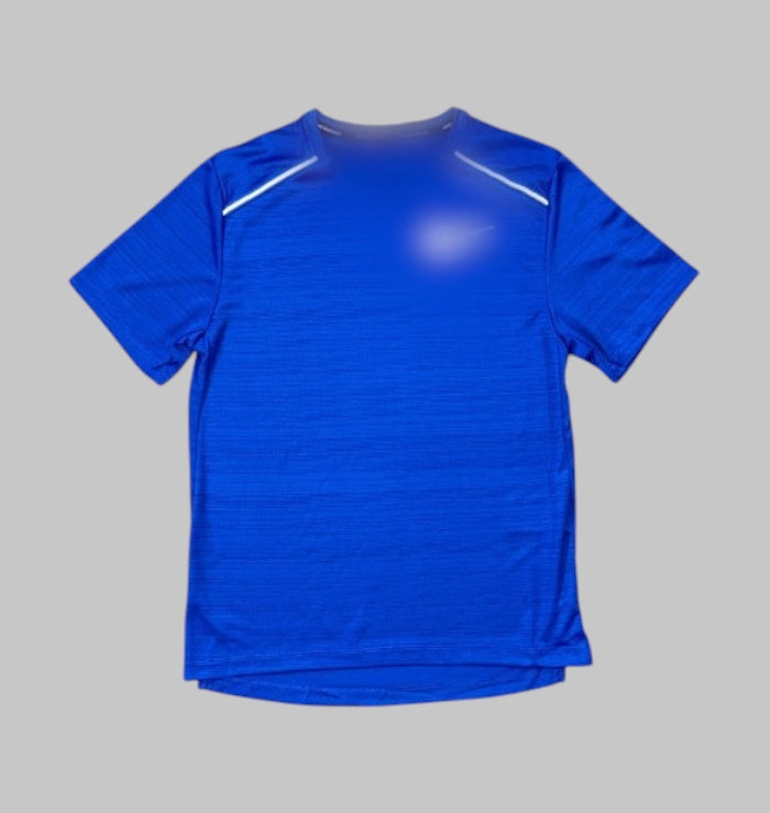 T-shirt running bleu