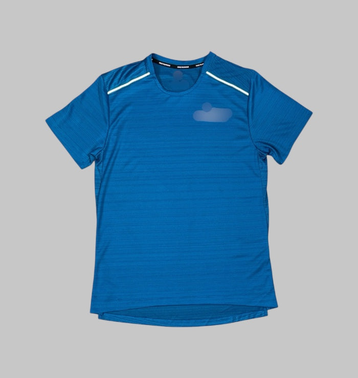 T-shirt running bleu foncé