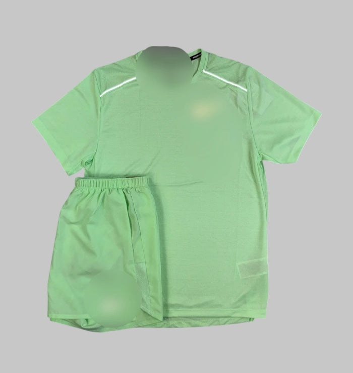 Ensemble running vert fluo